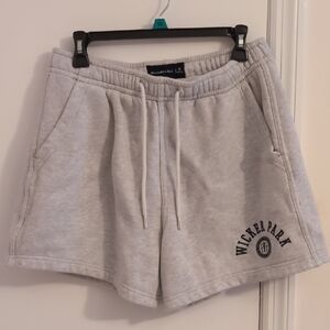 Abercrombie & Fitch Light Gray Athletic Shorts